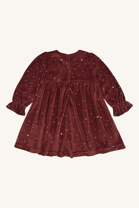 Hust&Claire Donna Gold Party Dress Red