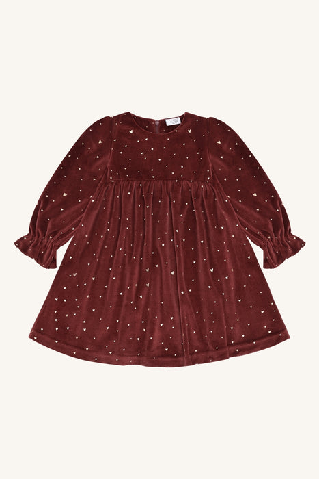 Hust&Claire Donna Gold Party Dress Red