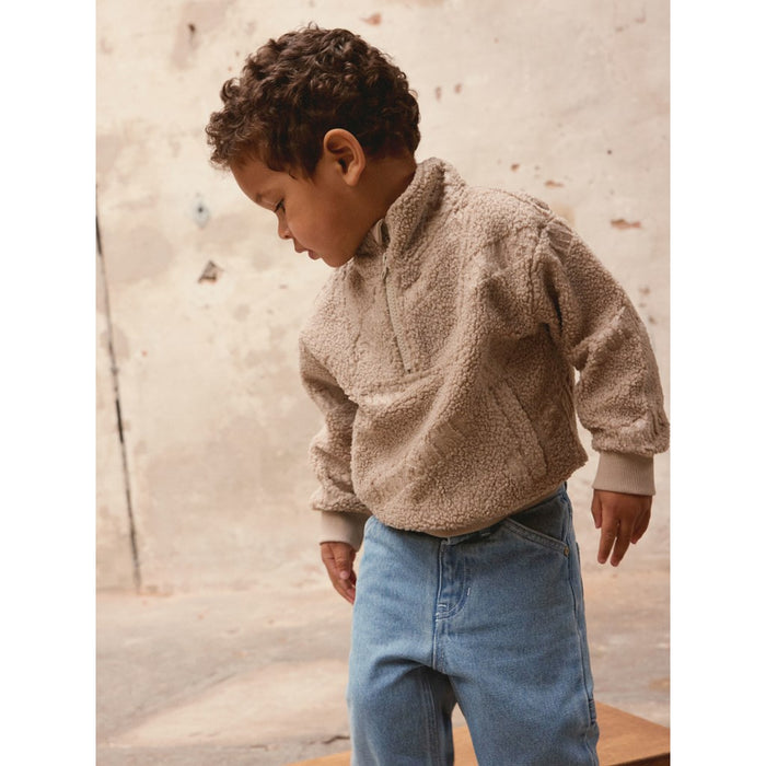 NameIt mini Triso teddy pullover pure Cahsmere
