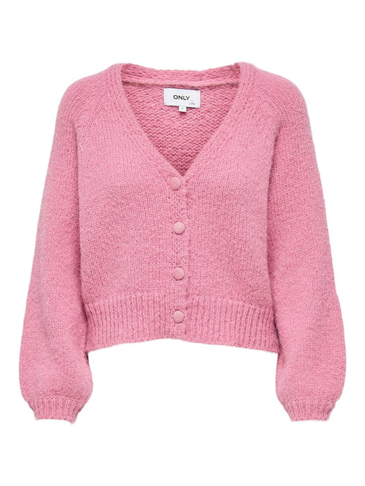 ONLY Alyssa cardigan knit Pink carnation