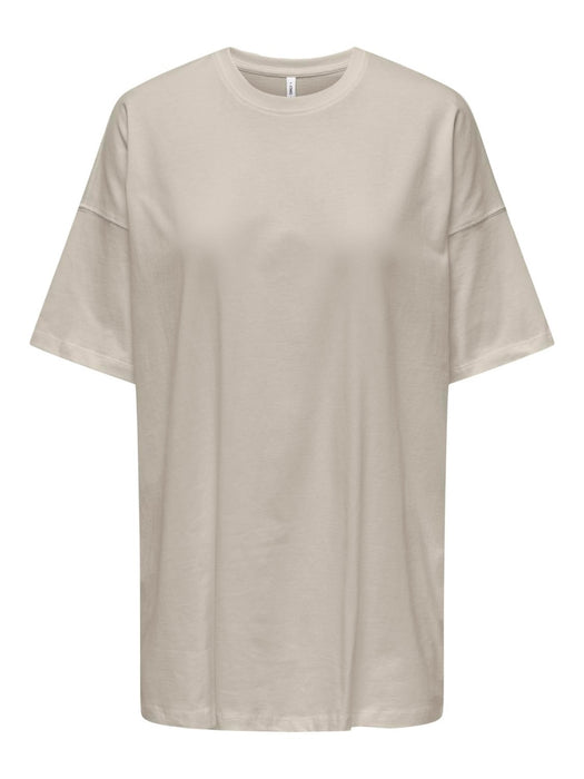 ONLY May oversized t shirt Silver lining