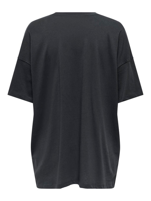 ONLY May oversized t shirt Black