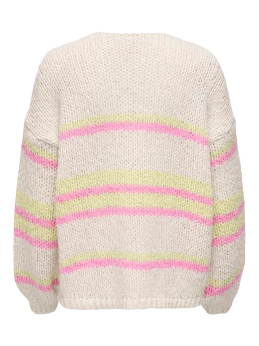 ONLY Nordic life Cardigan knit Cloud dancer