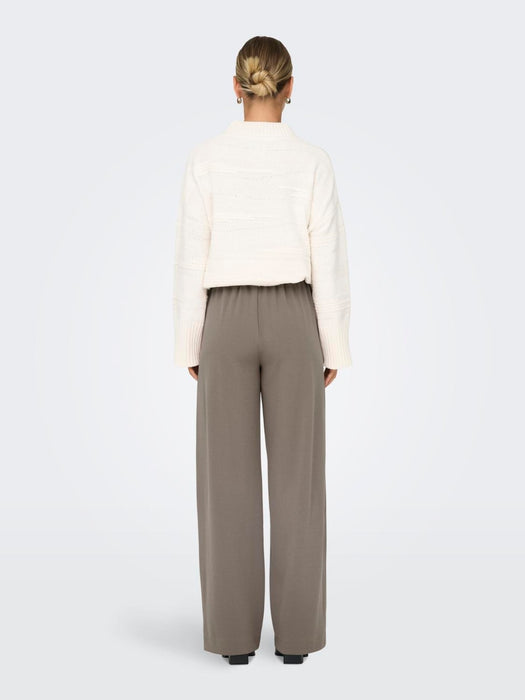 ONLY Klara-evi stretch pants Taupe grey