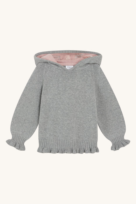 Hust&Claire Pinja genser Light grey melange