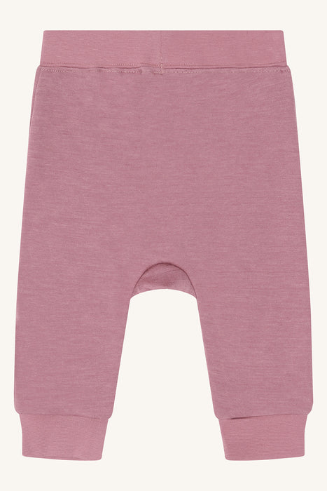 Hust&Claire Golf solid ull bukse Pale mauve