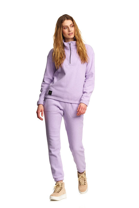 TwentyFour Mode Polar half zip fleece genser Lavendel