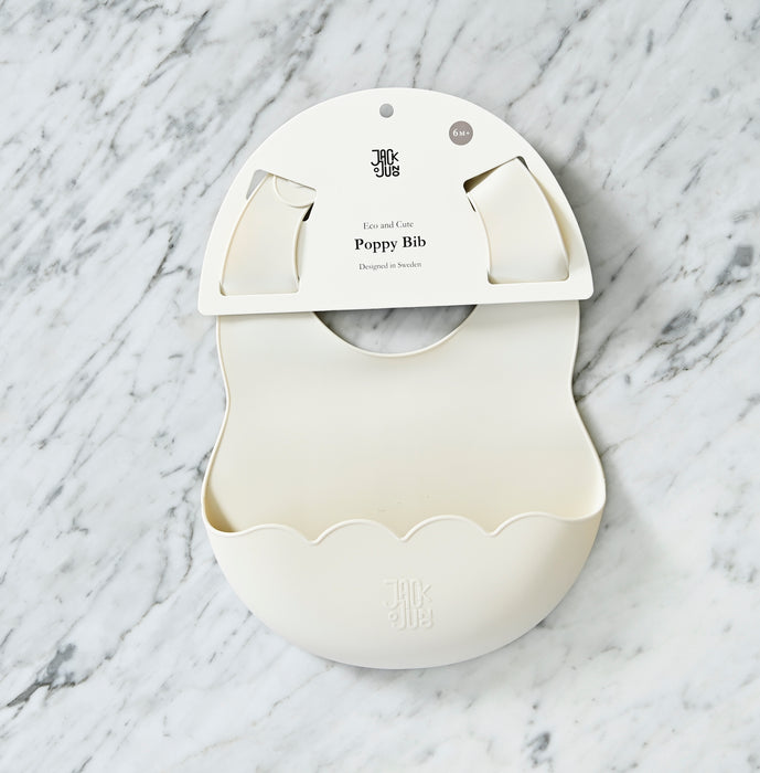 Jack o Juno Poppy bib Cream