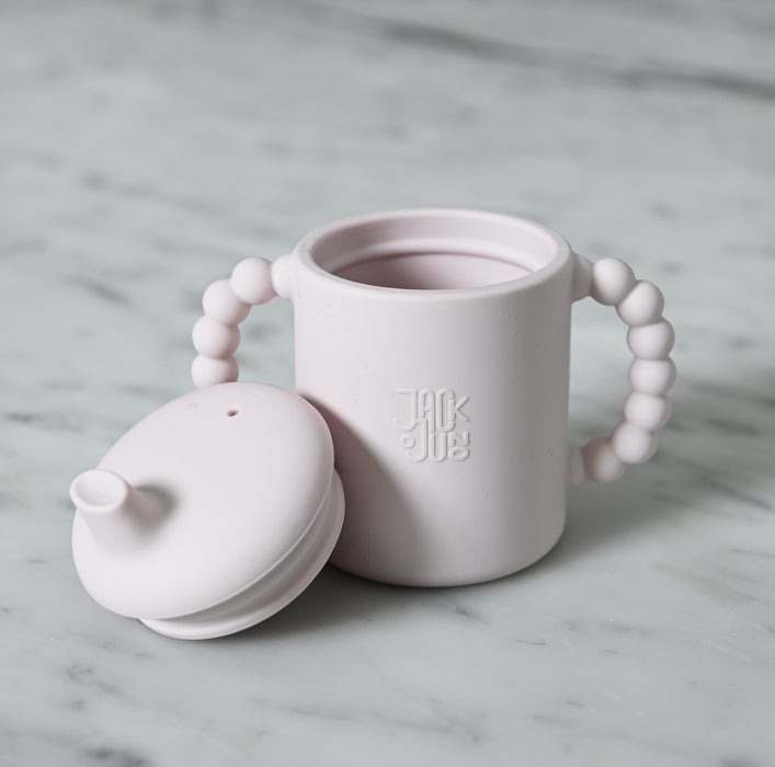 Jack o Juno Bubble sippy cup Light pink