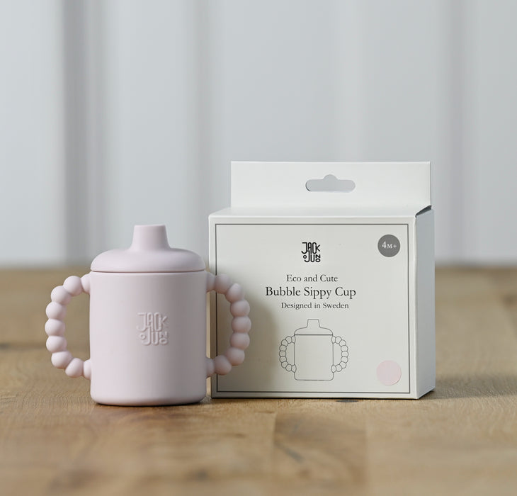Jack o Juno Bubble sippy cup Light pink