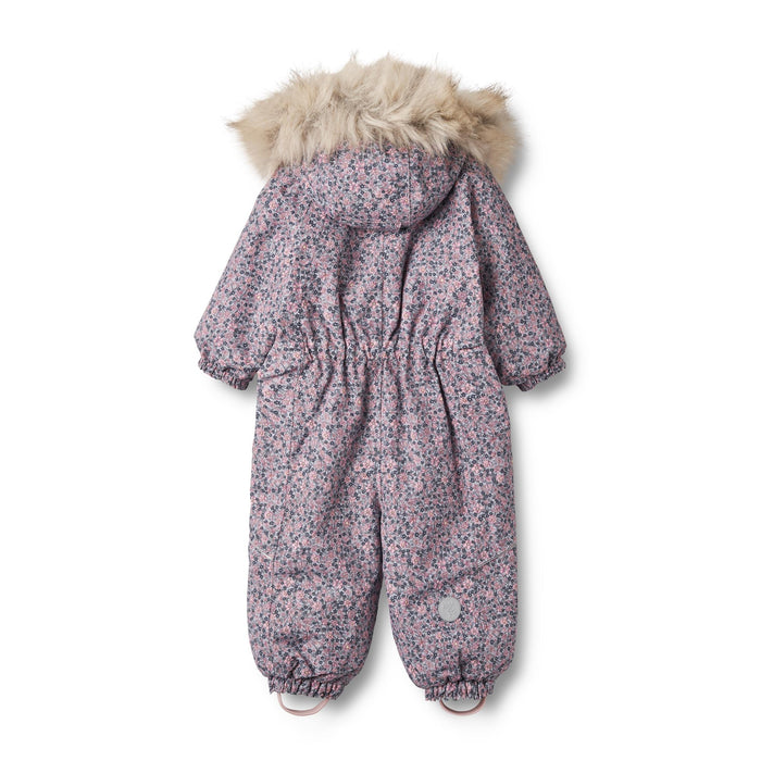 Wheat Vinterdres baby Snow suit Nickie tech Winter flowers