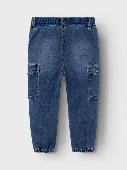 NameIt mini Ben baggy cargo jeans Blue