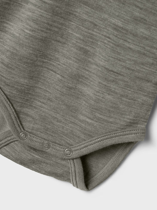 NameIt Baby Wyla ull body Dried sage