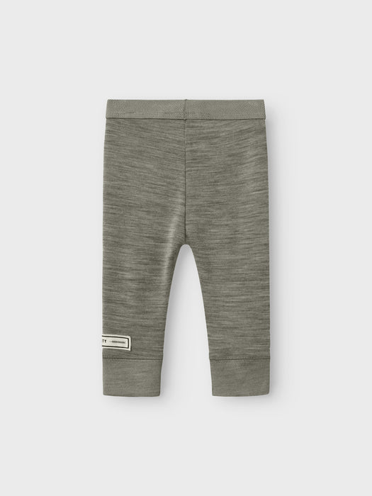 NameIt Baby Wyla ull leggings Dried sage