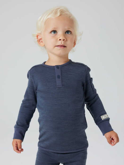 NameIt mini Wyla ull genser polo Ombre Blue