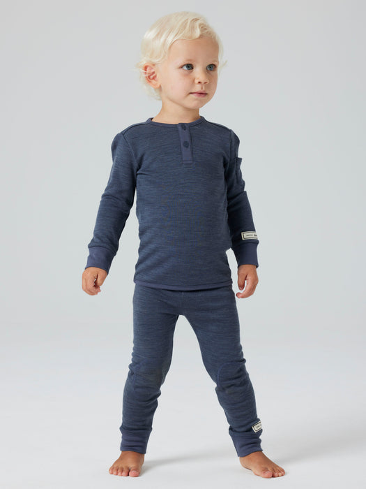 NameIt mini Wyla ull genser polo Ombre Blue