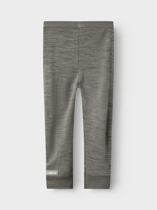 NameIt mini Wyla ull leggings Dried Sage