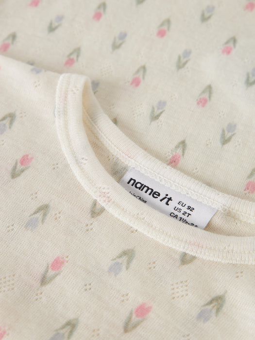 NameIt mini wang ull genser Coconut milk
