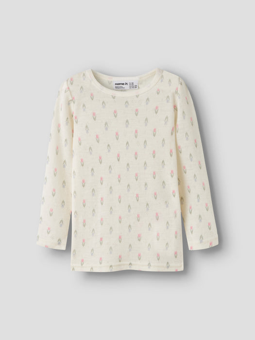 NameIt mini wang ull genser Coconut milk