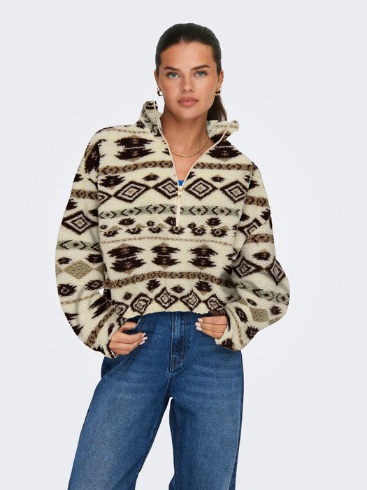 ONLY Janne Teddy pile Almond