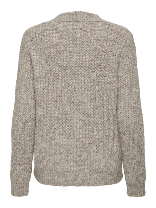 ONLY Maggie life rib Strikkegenser  Brown