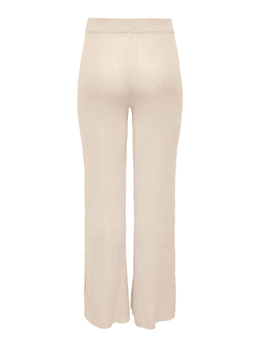 ONLY Tara Wide rib pant Whitecap grey melange