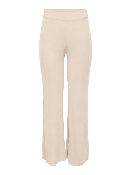 ONLY Tara Wide rib pant Whitecap grey melange