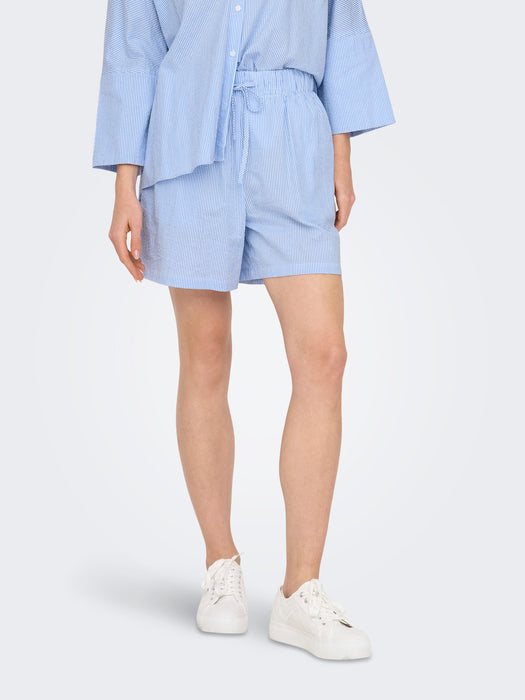 ONLY Augusta shorts Blue stripes