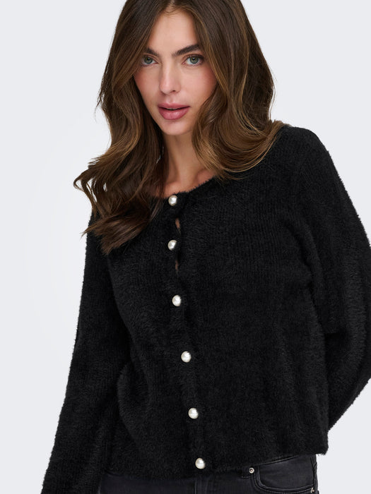 ONLY Petra pearl Cardigan Black