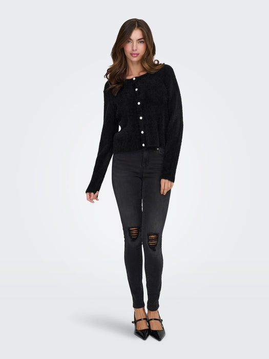ONLY Petra pearl Cardigan Black