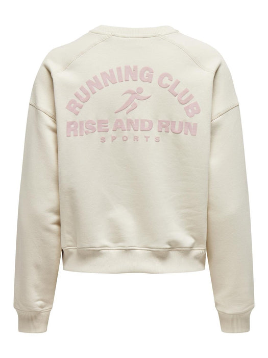 ONLY Diana Sporty sweatshirt Birch running